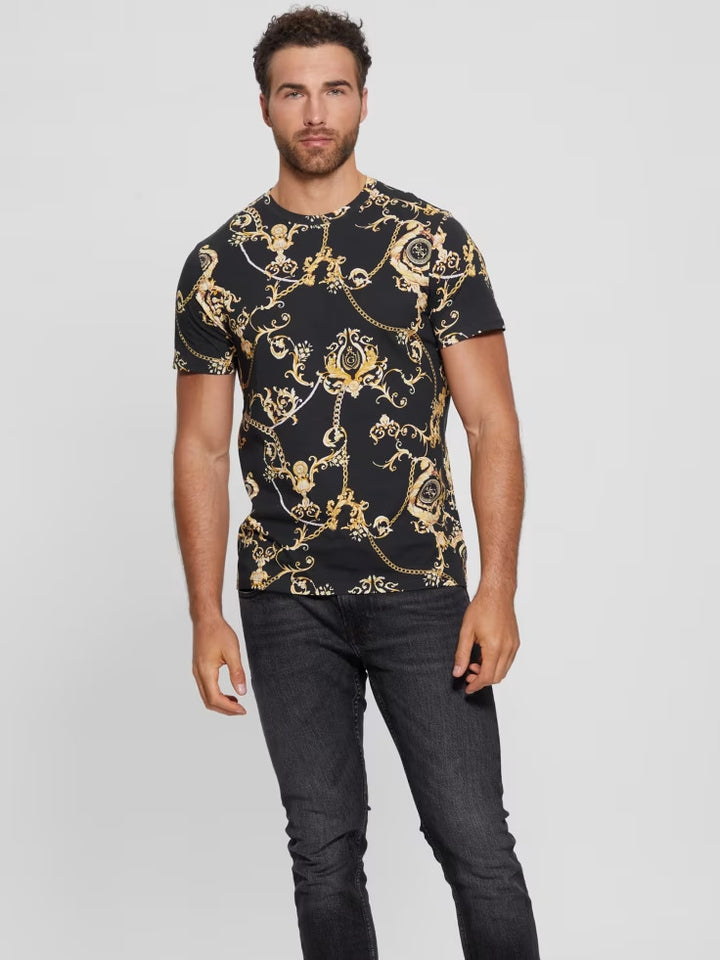 Guess Eco Gold Chain Tee
