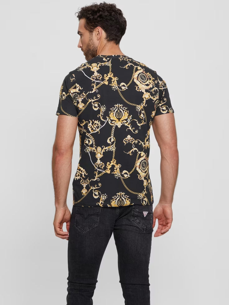 Guess Eco Gold Chain Tee