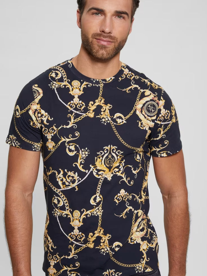 Guess Eco Gold Chain Tee