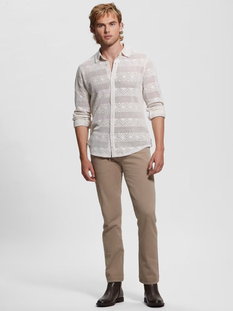 Guess Geo Crochet Shirt