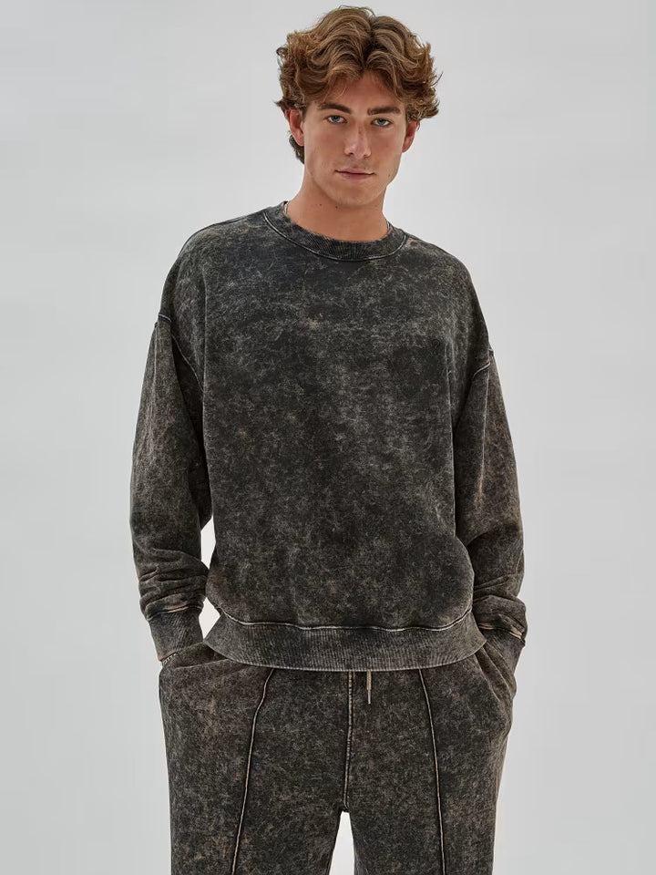 Guess Originals Acid Wash Crewneck