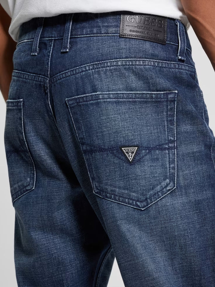 Guess Eco Mateo Distressed Straight Jeans