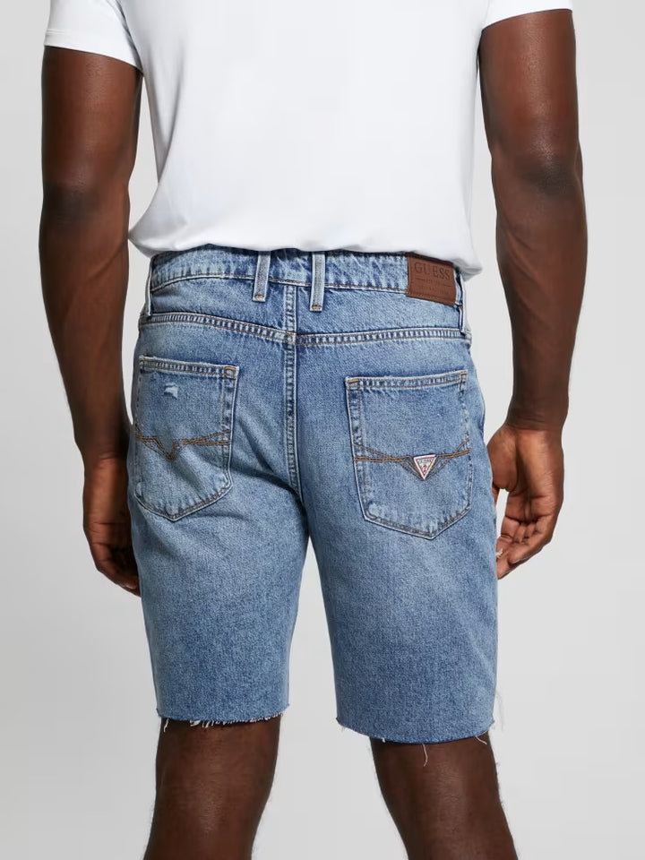 Guess Wyatt Distressed Denim Shorts