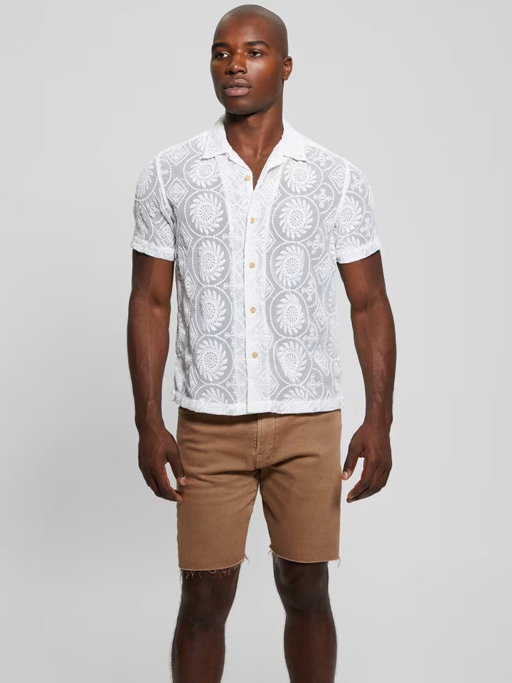 Guess Emory Embroidery Shirt