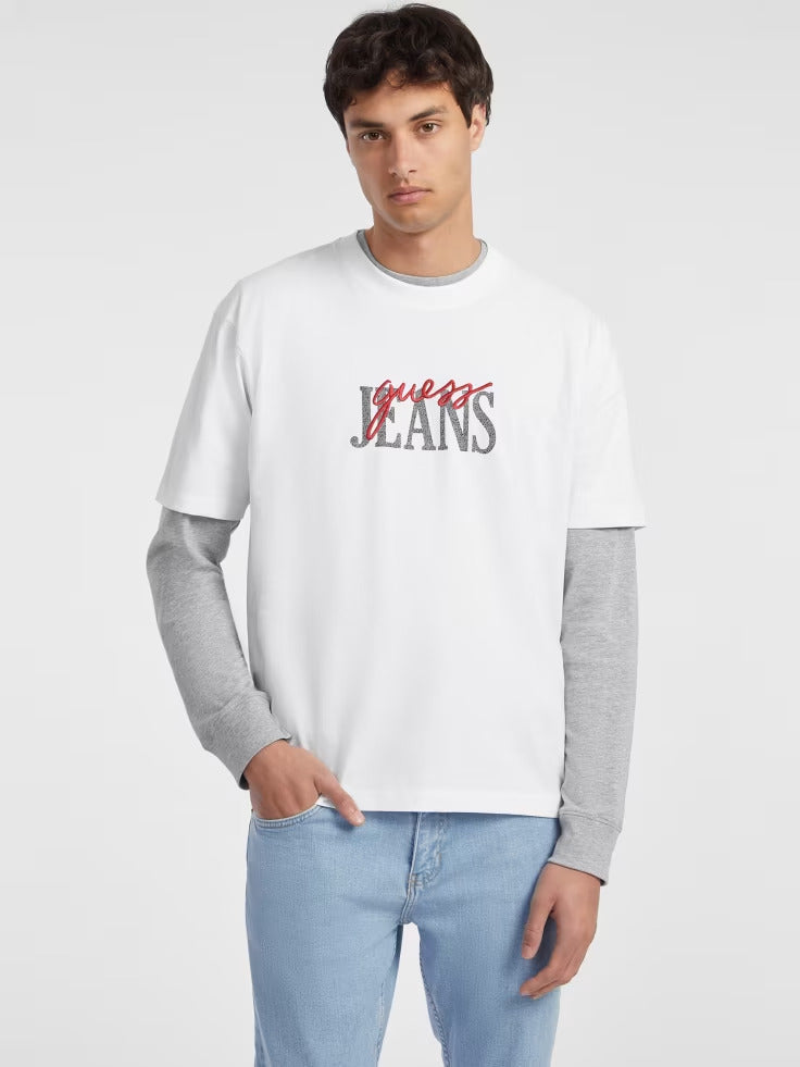 Guess Mixed Logo Tee