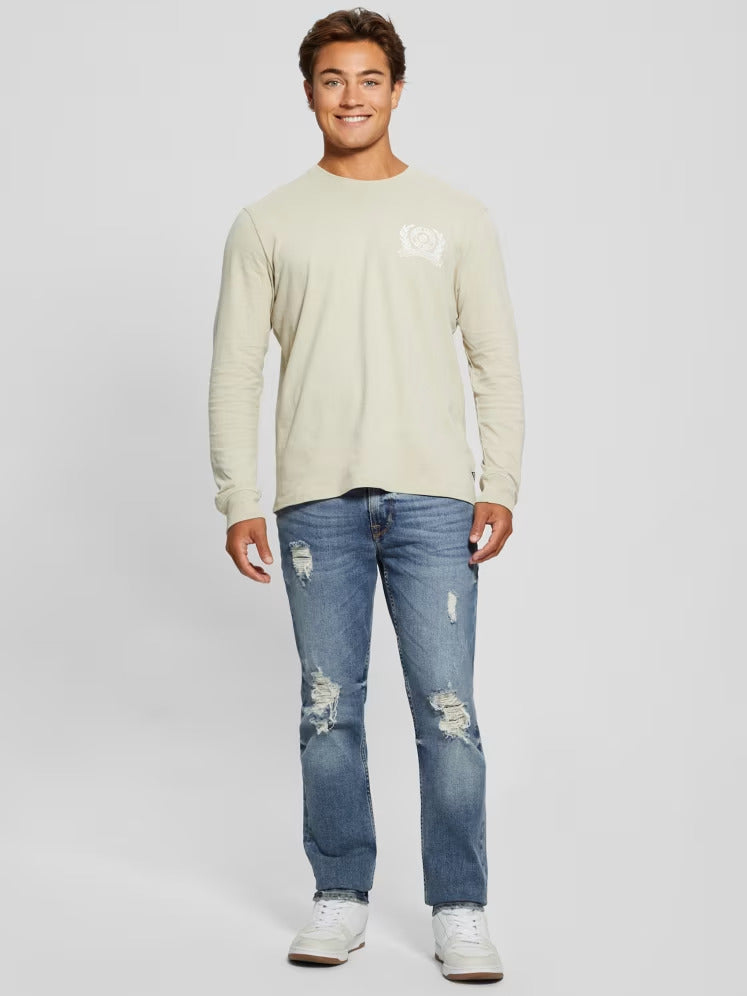 Guess Eco GUESS Crest Logo Crewneck