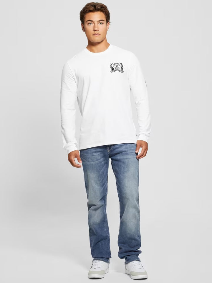 Guess Eco GUESS Crest Logo Crewneck