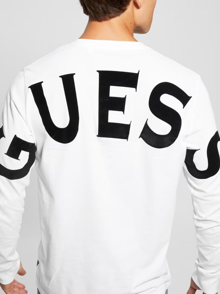 Guess Eco GUESS Crest Logo Crewneck