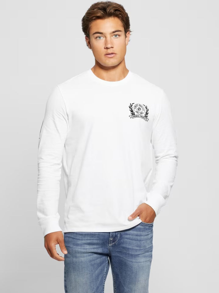 Guess Eco GUESS Crest Logo Crewneck