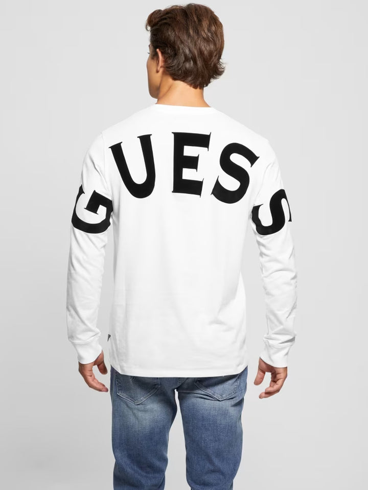 Guess Eco GUESS Crest Logo Crewneck