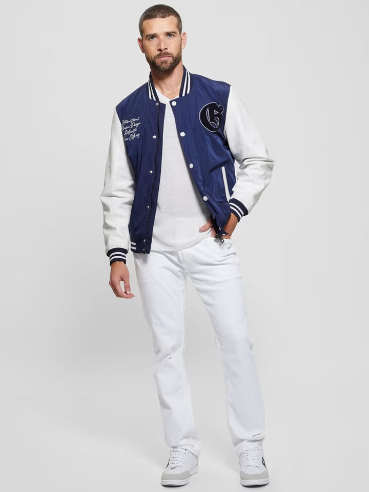Guess Color-Block Varsity Jacket