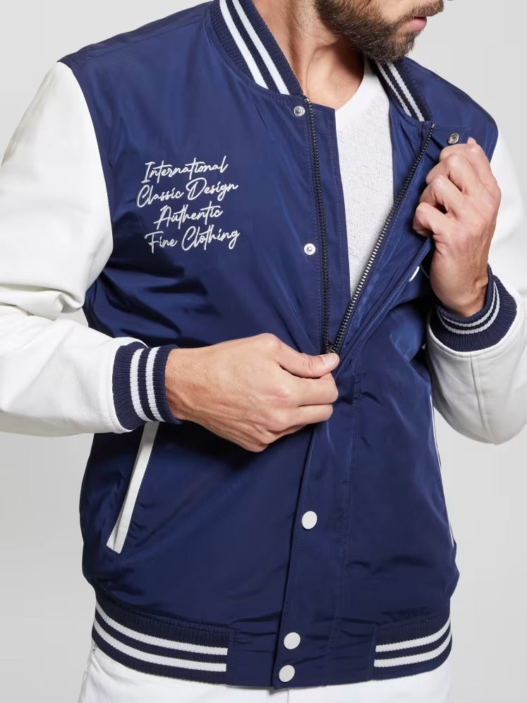 Guess Color-Block Varsity Jacket