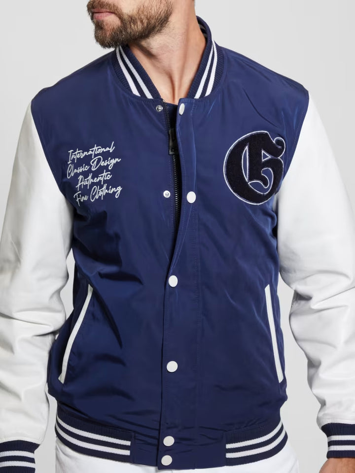 Guess Color-Block Varsity Jacket