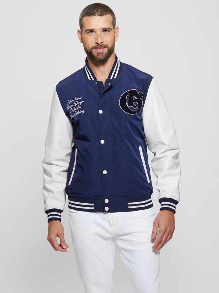 Guess Color-Block Varsity Jacket