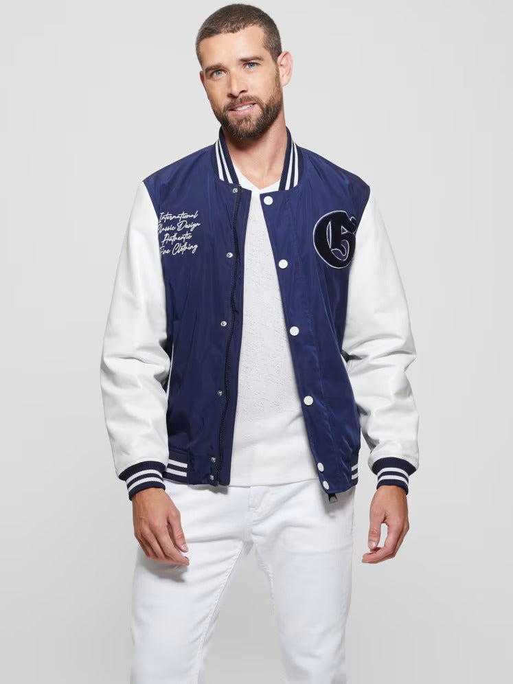 Guess Color-Block Varsity Jacket