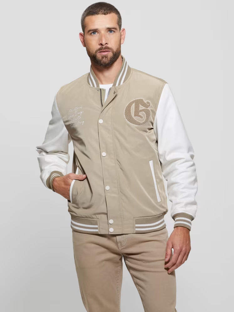 Guess Color-Block Varsity Jacket