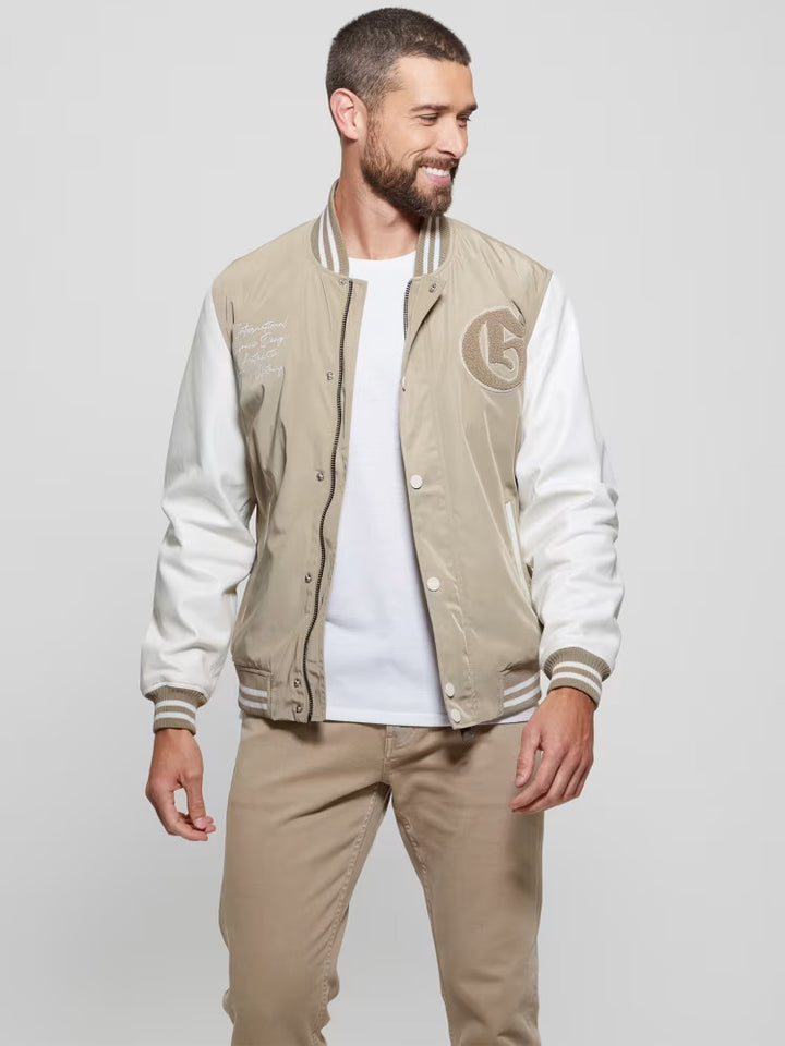 Guess Color-Block Varsity Jacket