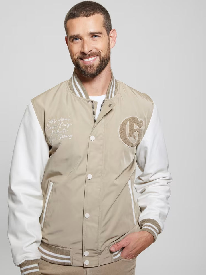 Guess Color-Block Varsity Jacket