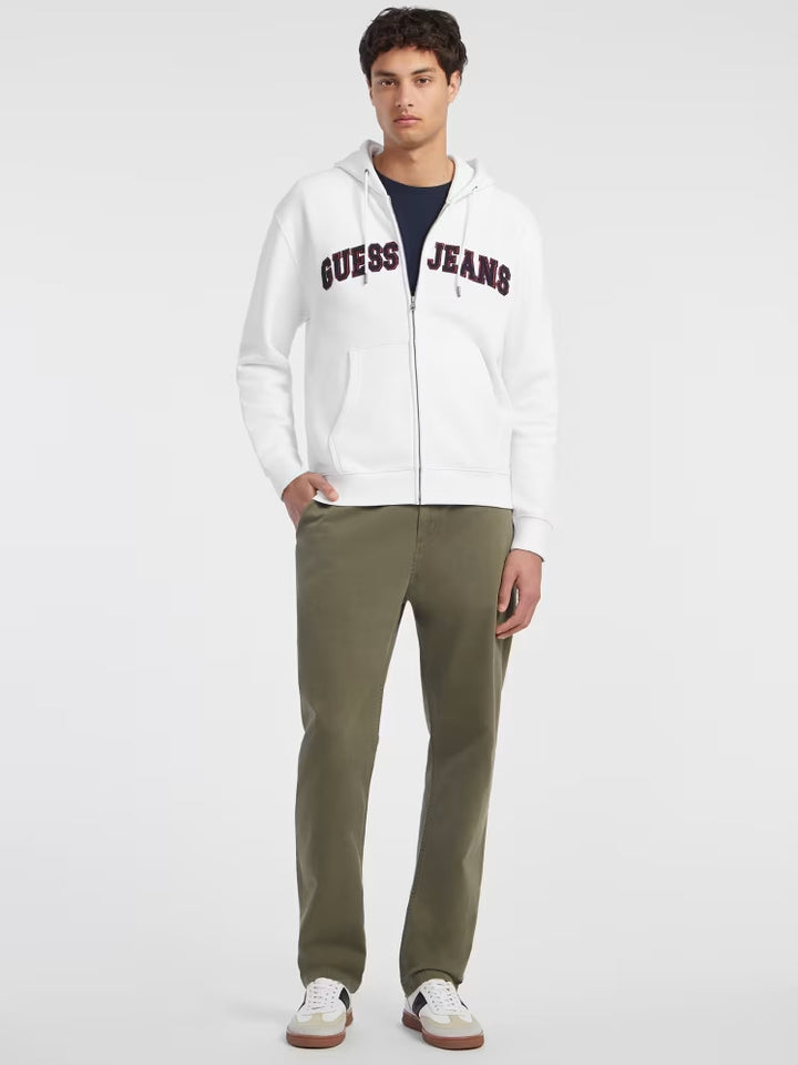 Guess Chenille Patch Zip-Up Hoodie