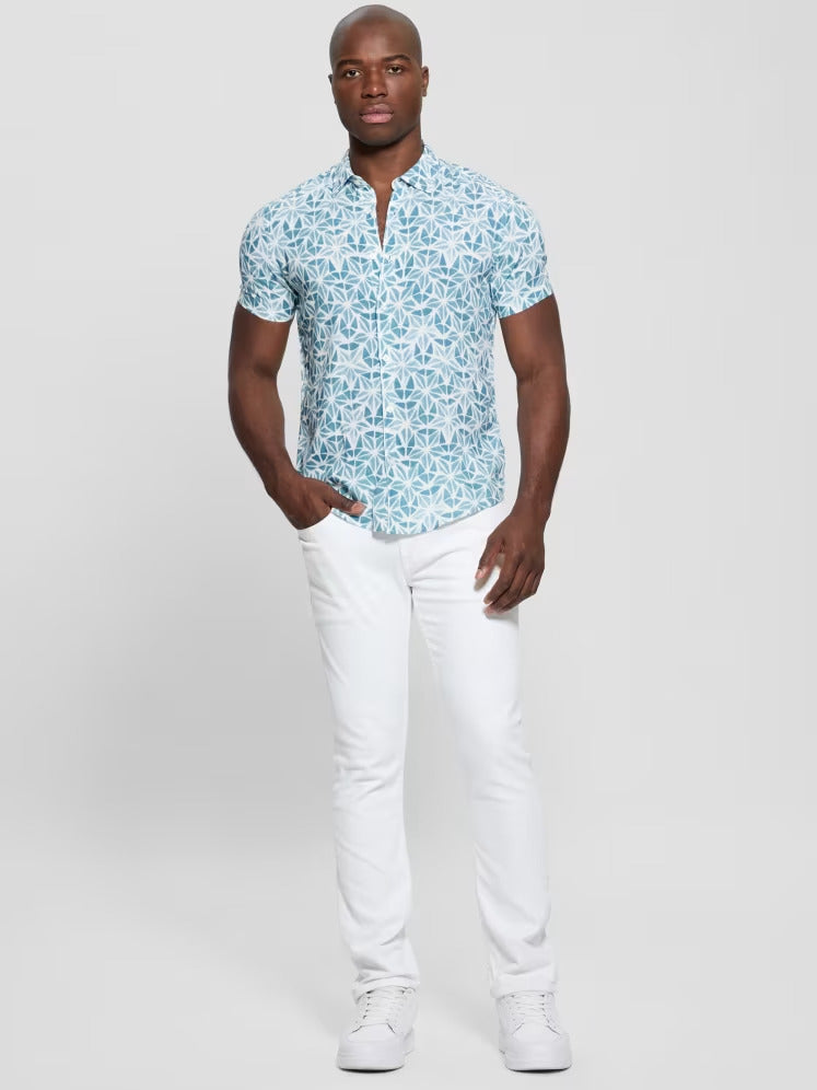 Guess Eco Watercolor Short-Sleeve Shirt