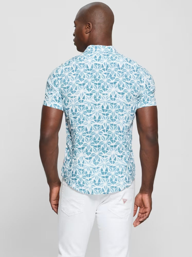 Guess Eco Watercolor Short-Sleeve Shirt