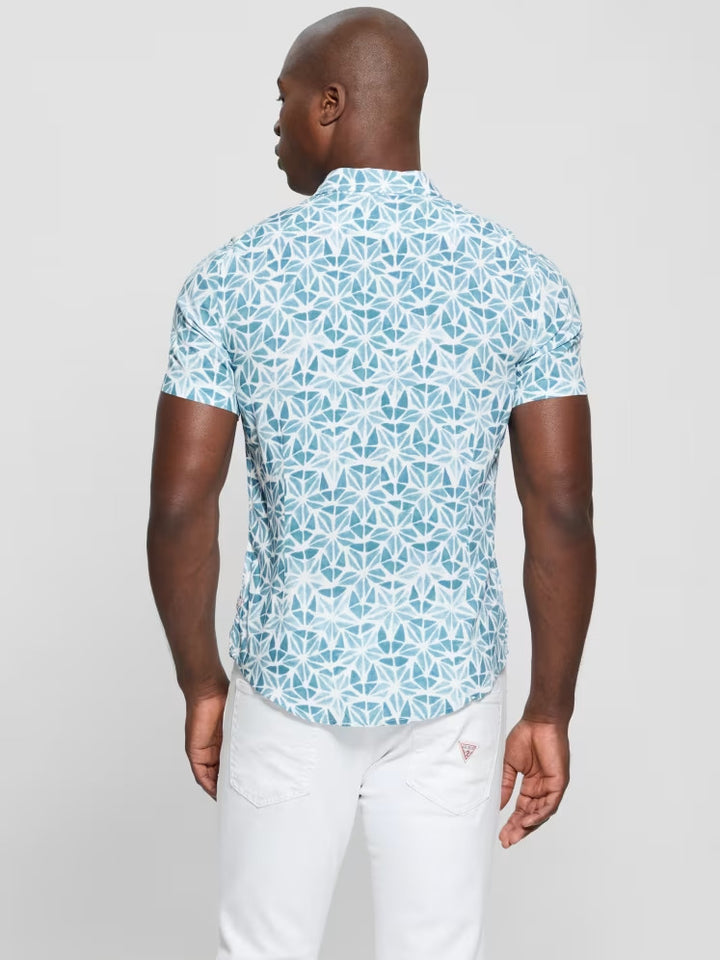 Guess Eco Watercolor Short-Sleeve Shirt