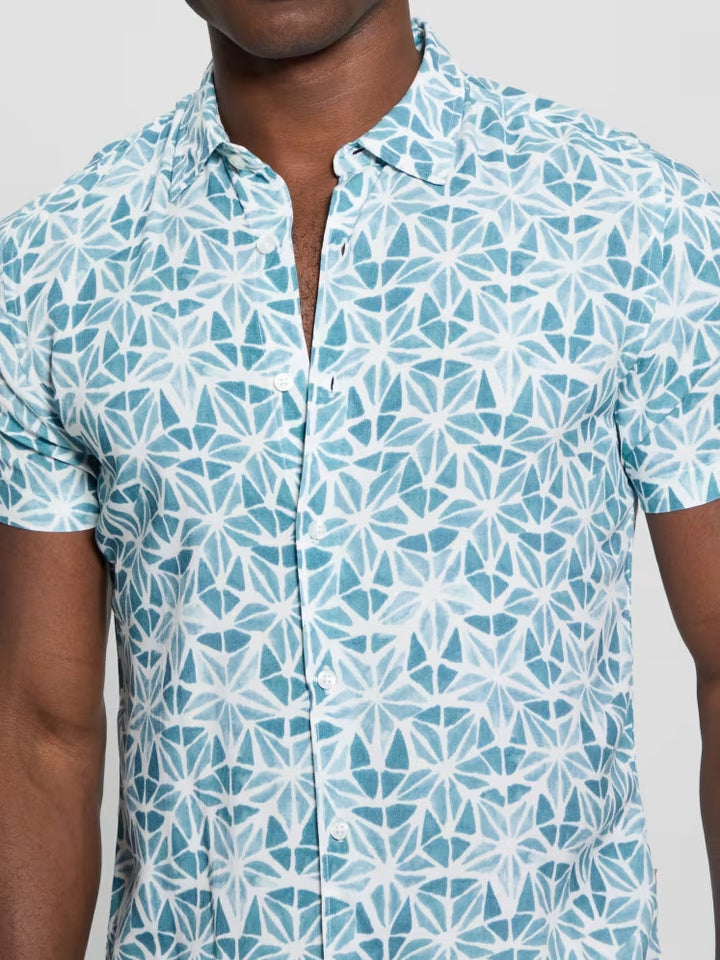 Guess Eco Watercolor Short-Sleeve Shirt