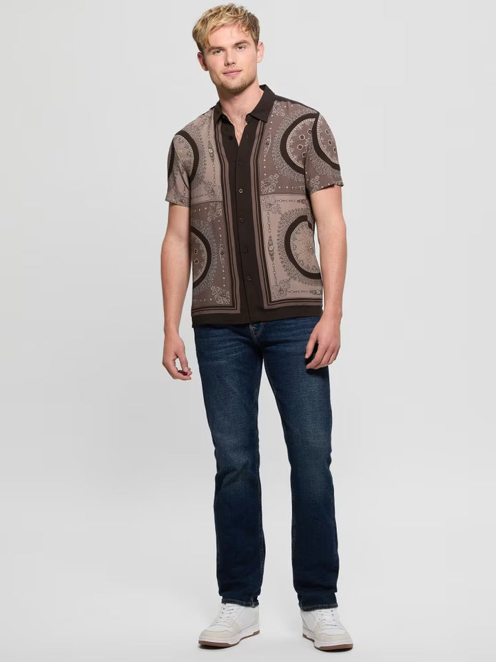 Guess Eco Rayon Medallion Shirt