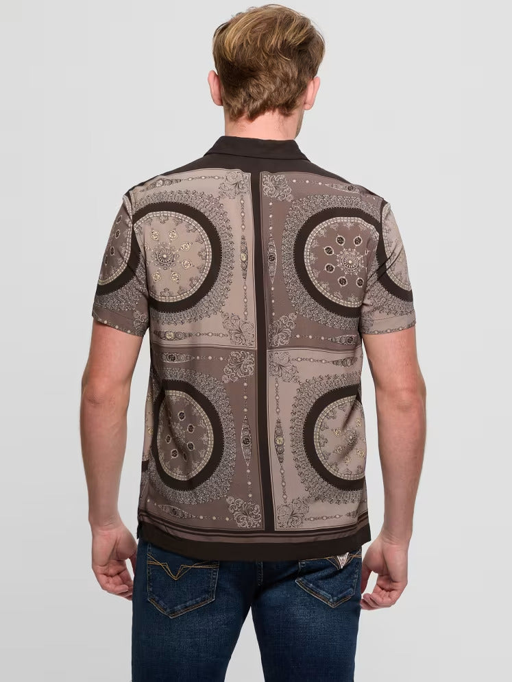 Guess Eco Rayon Medallion Shirt