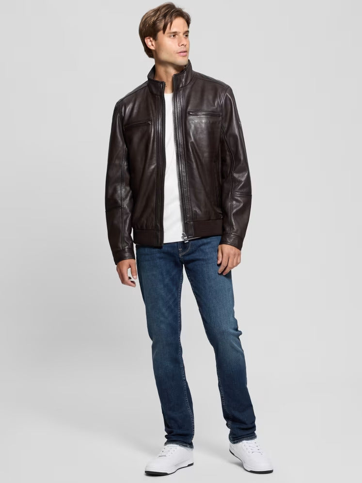 Guess Bradley Leather Jacket
