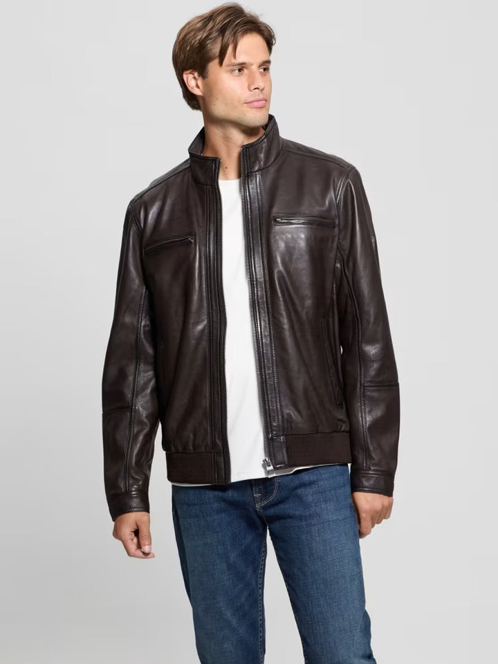 Guess Bradley Leather Jacket