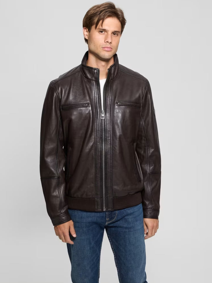 Guess Bradley Leather Jacket