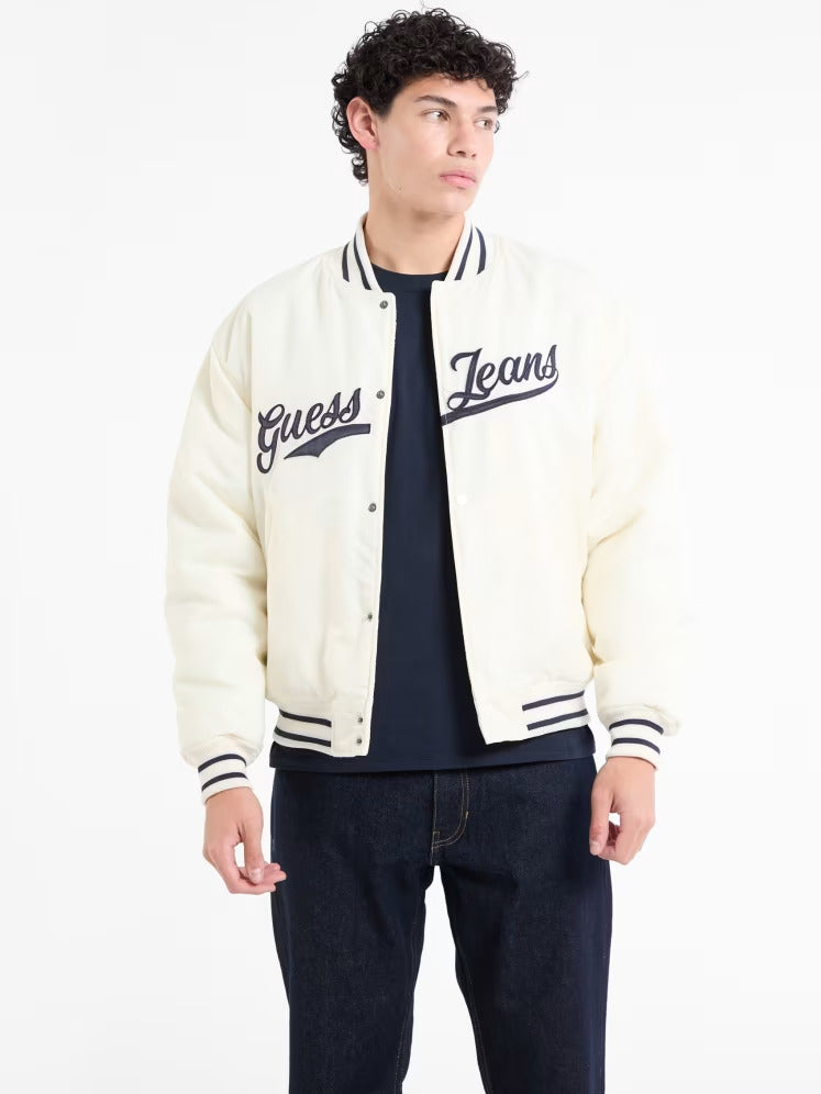 Guess Eco Varsity Patch Jacket