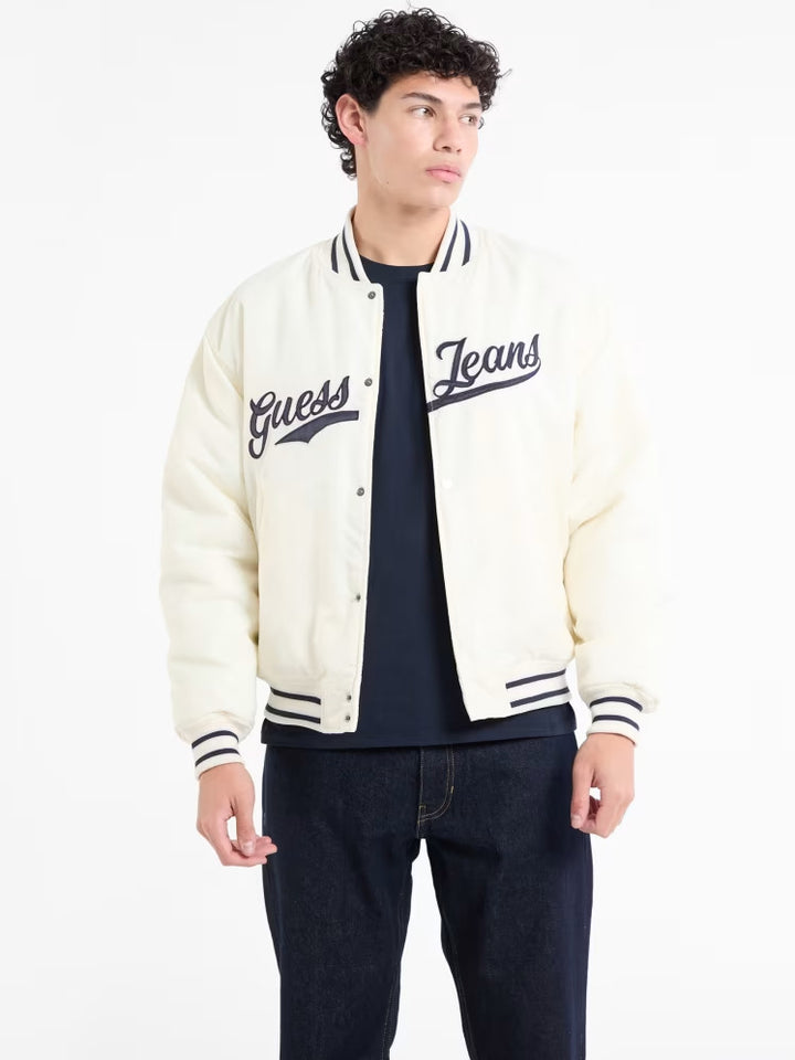 Guess Eco Varsity Patch Jacket