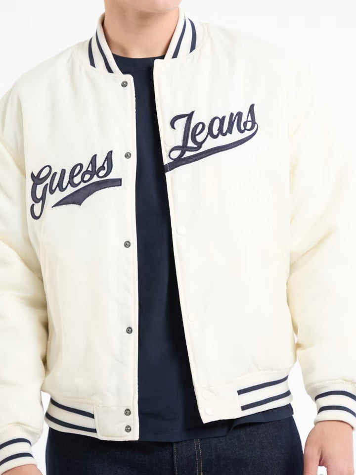 Guess Eco Varsity Patch Jacket