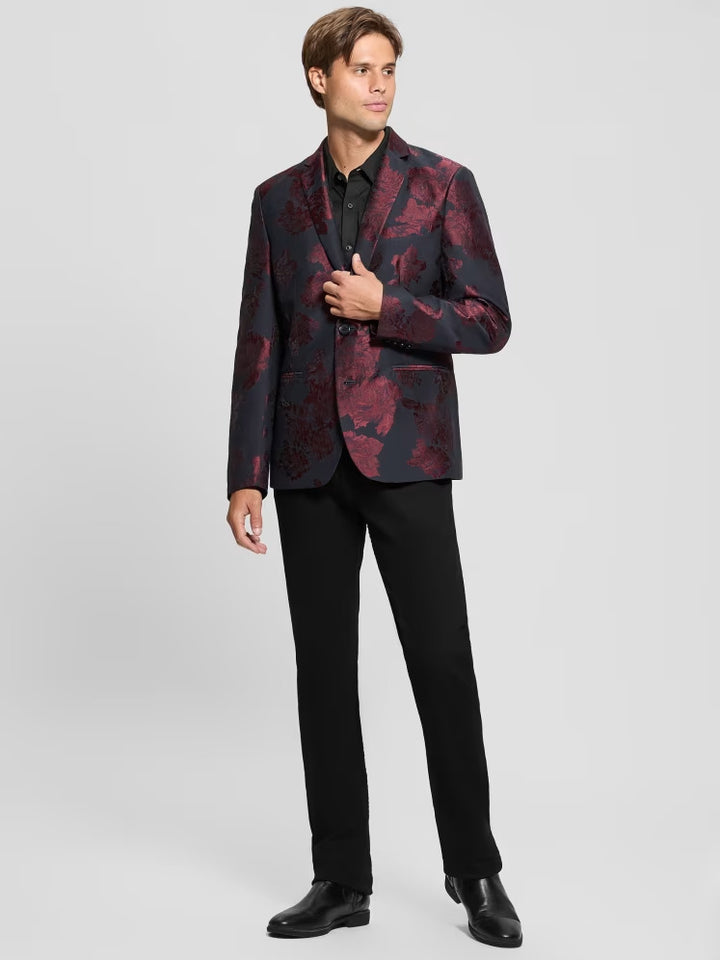 Guess Jacquard Floral Blazer