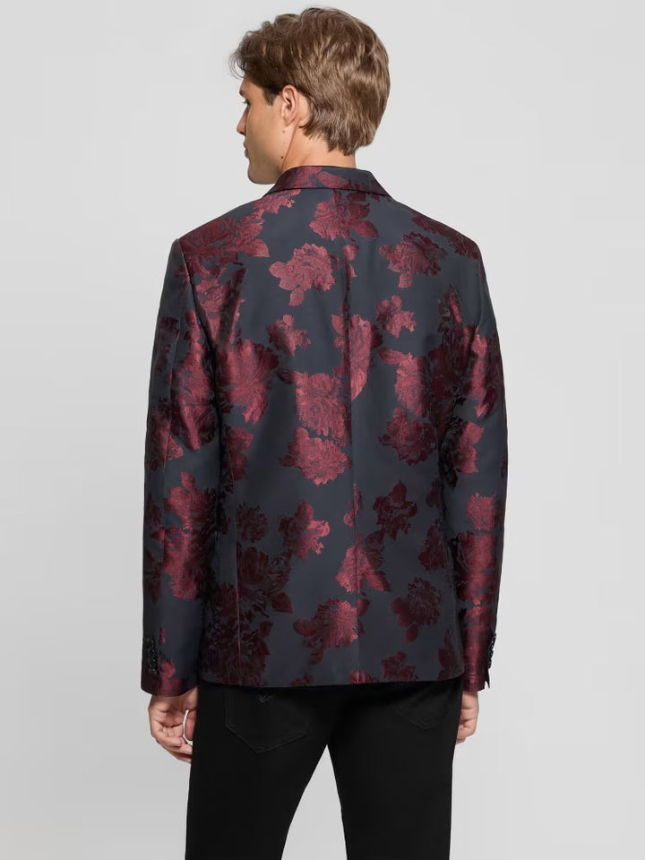 Guess Jacquard Floral Blazer