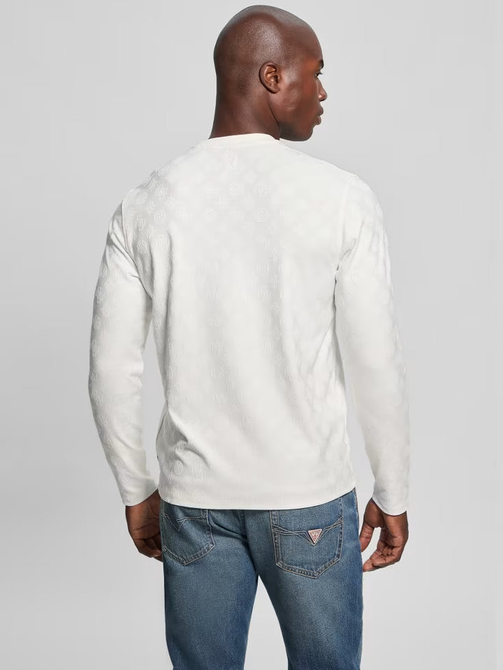 Guess Eco Peony Jacquard Crewneck