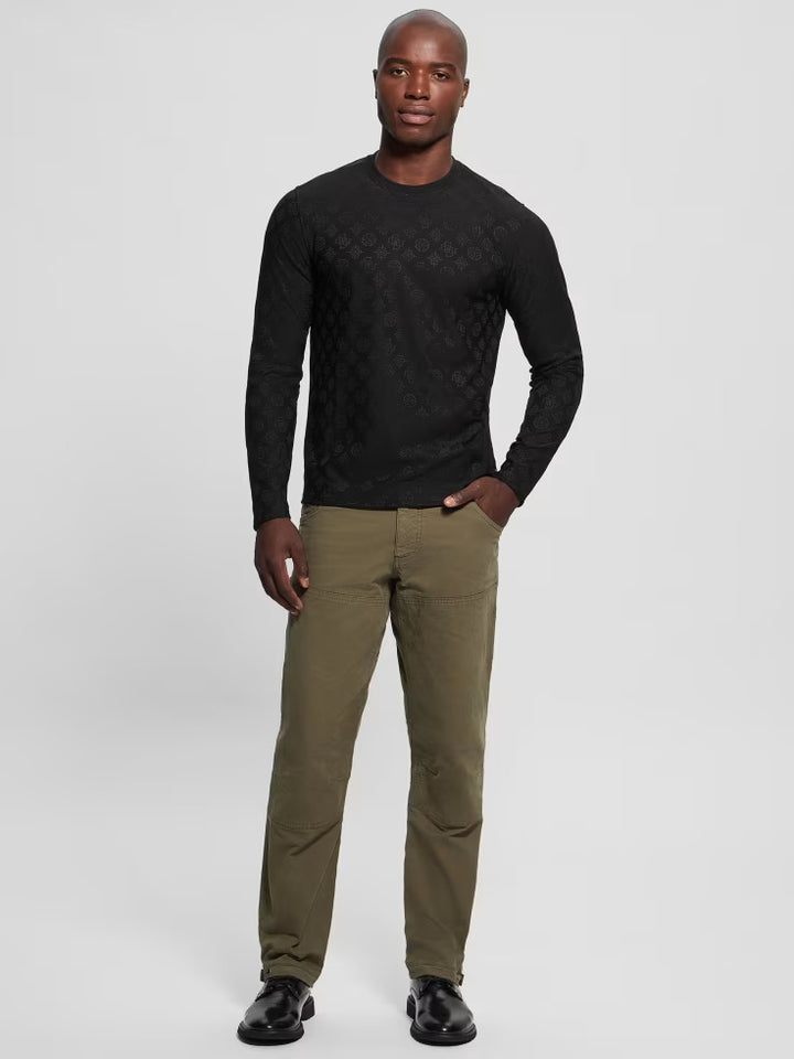 Guess Eco Peony Jacquard Crewneck