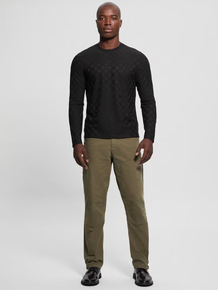 Guess Eco Peony Jacquard Crewneck