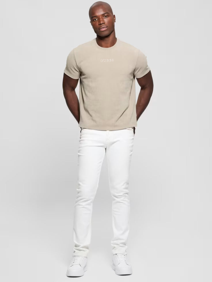 Guess Ribbed Crewneck Tee