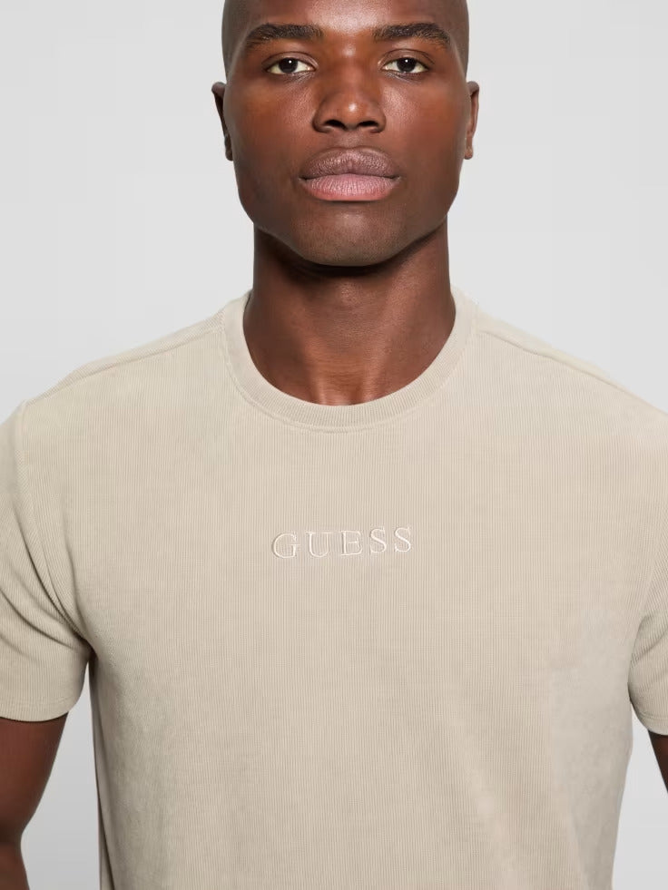 Guess Ribbed Crewneck Tee