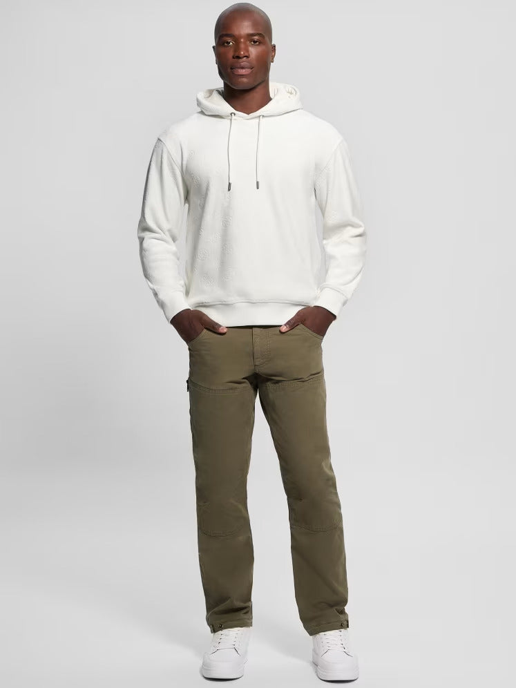 Guess Embossed Velvet Hoodie