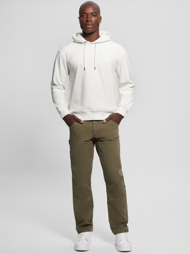 Guess Embossed Velvet Hoodie