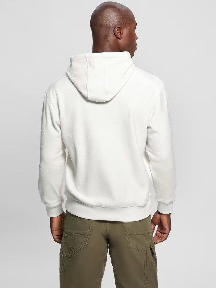 Guess Embossed Velvet Hoodie