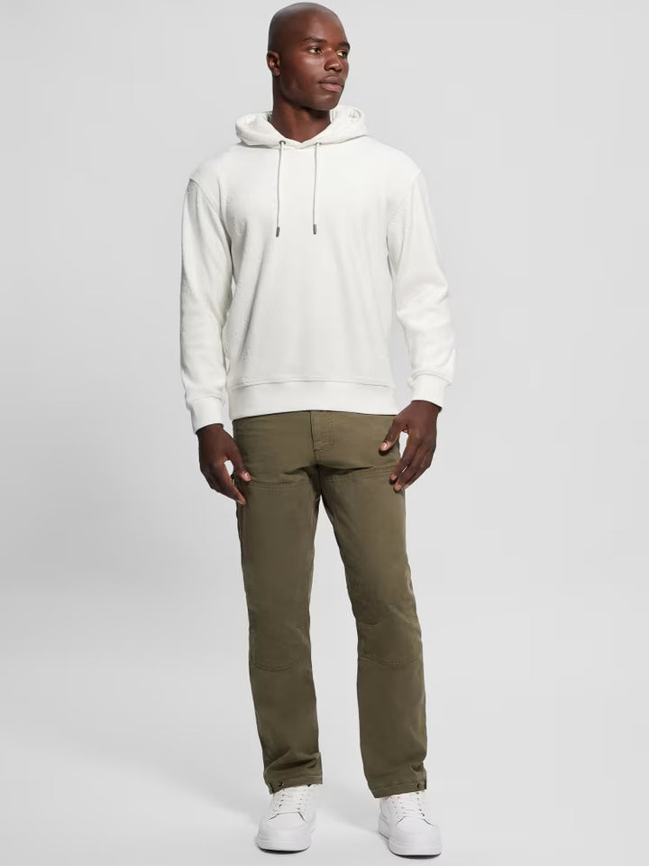 Guess Embossed Velvet Hoodie