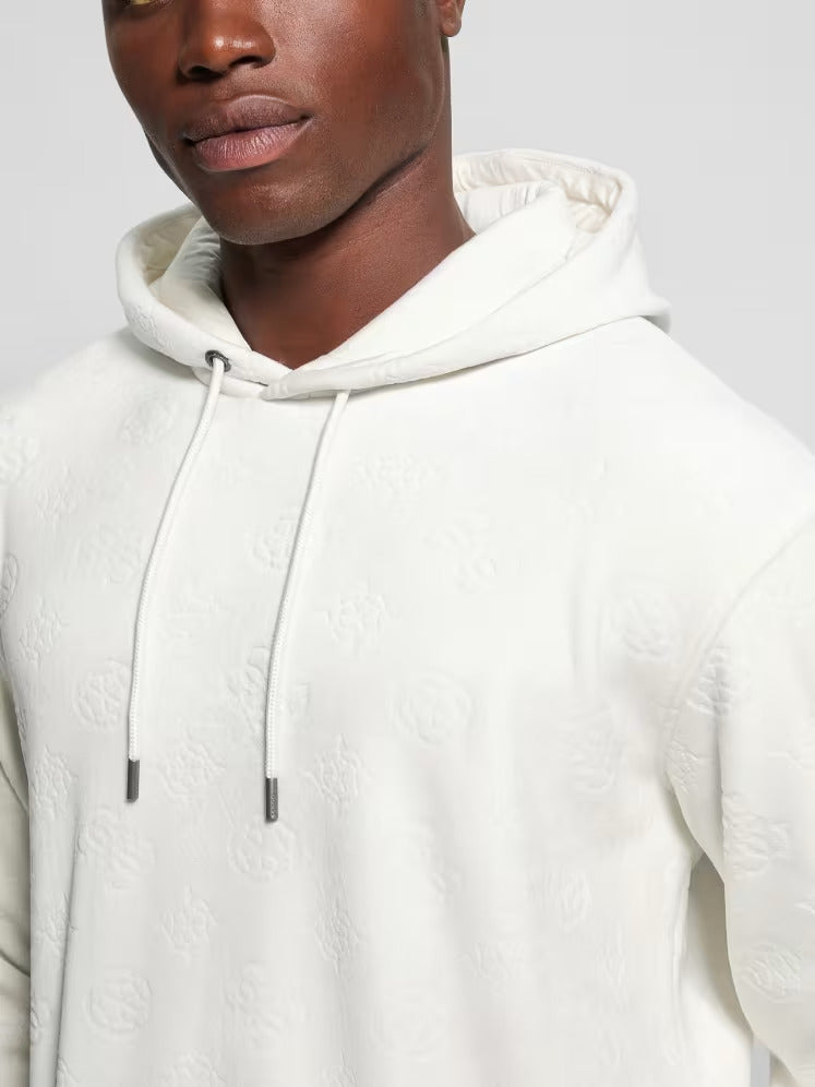 Guess Embossed Velvet Hoodie