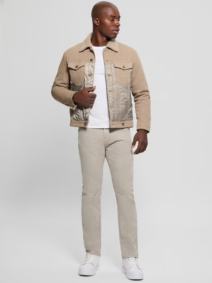 Guess Dean Denim Sherpa Jacket
