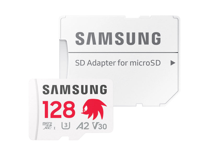 Samsung PRO Plus Sonic the Hedgehog™ + Adapter microSDXC 128GB