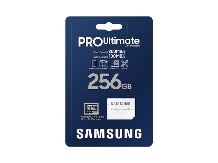 Samsung PRO Ultimate 256 GB microSDXC Card UHS-I + Adapter
